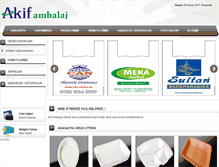 Tablet Screenshot of akifambalaj.com